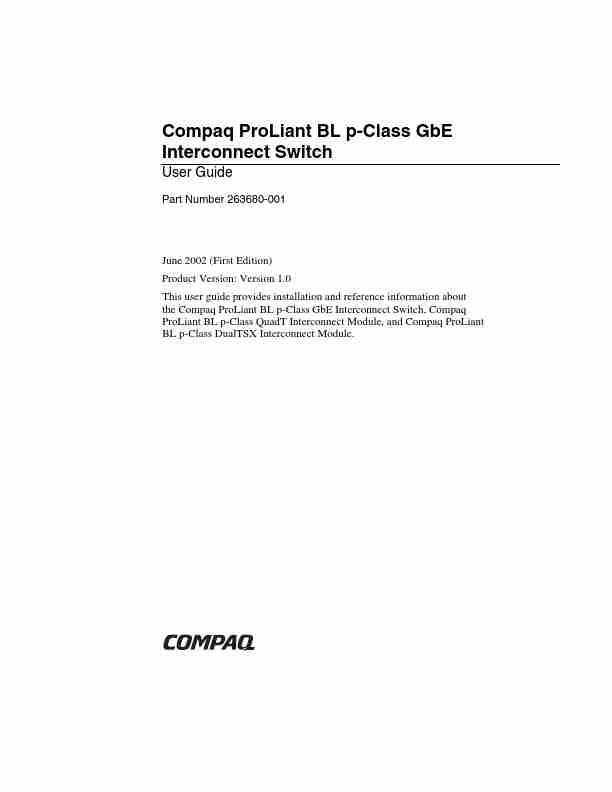 Compaq Switch Interconnect Switch-page_pdf